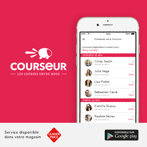 Télécharger l'application Courseur sur votre téléphone