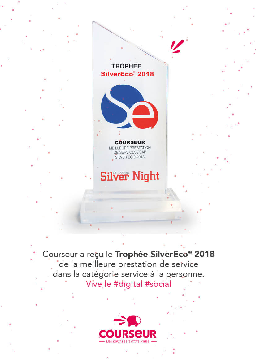 Courseur lauréat des Trophées Silvereco 2018